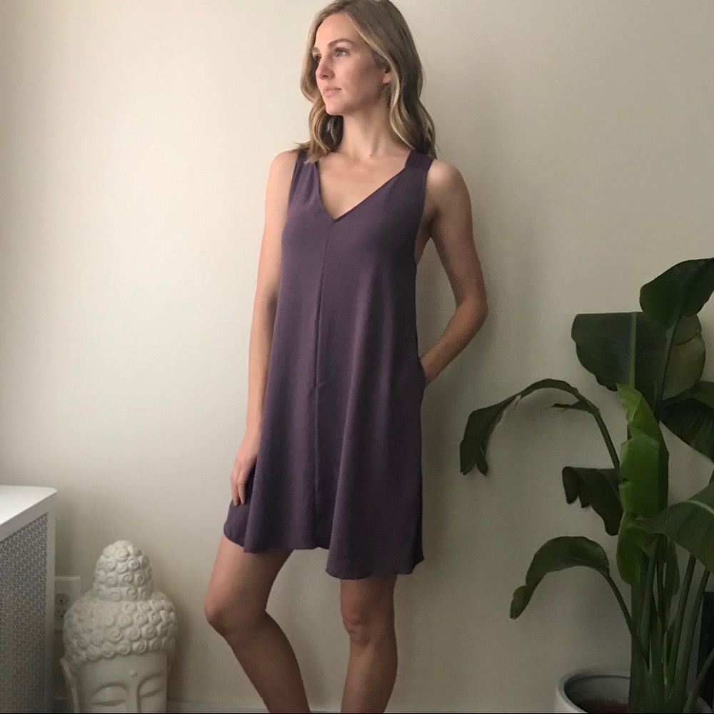 Wilfred Japanese Crepe Dress with Pockets